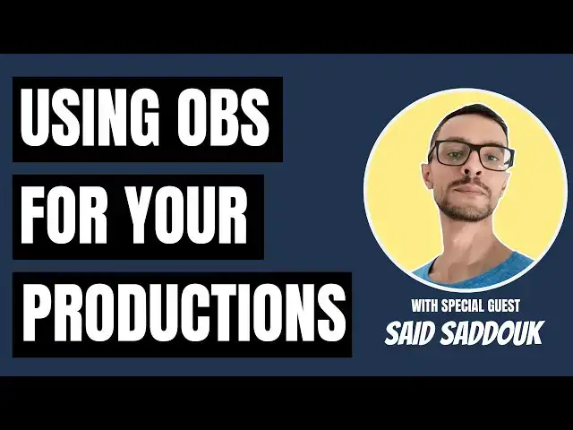 Video thumbnail for Said "The Facilitainer" on Mastering OBS for Virtual Events