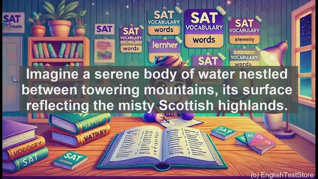 Video thumbnail for 5000 Must Know SAT Vocabulary - SAT Vocabulary: Understanding 'Loch' - A Scottish Water Feature