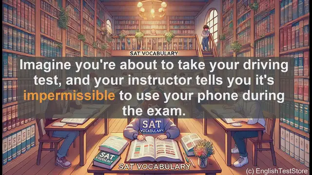 Video thumbnail for 5000 Must Know SAT Vocabulary - SAT Vocabulary: Understanding 'Impermissible'