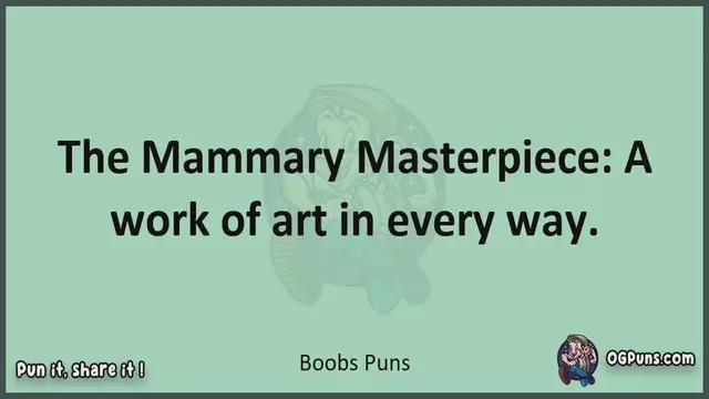 Video thumbnail for Boobs - Jokes, Puns, Wordplays, and Laughter