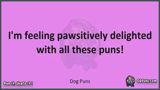 Video thumbnail for Dog - Jokes, Puns, Wordplays, and Laughter