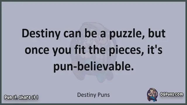 Video thumbnail for Destiny - Jokes, Puns, Wordplays, and Laughter