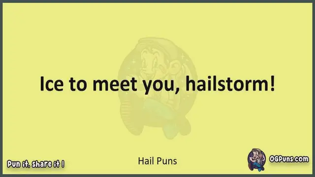 Video thumbnail for Hail - Jokes, Puns, Wordplays, and Laughter