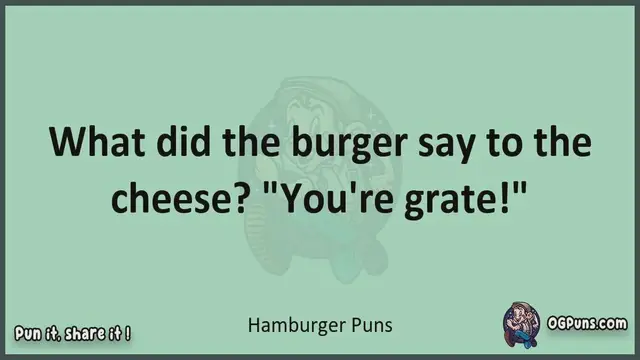 Video thumbnail for Hamburger - Jokes, Puns, Wordplays, and Laughter