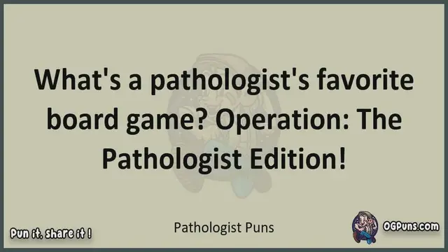 Video thumbnail for Pathologist - Jokes, Puns, Wordplays, and Laughter