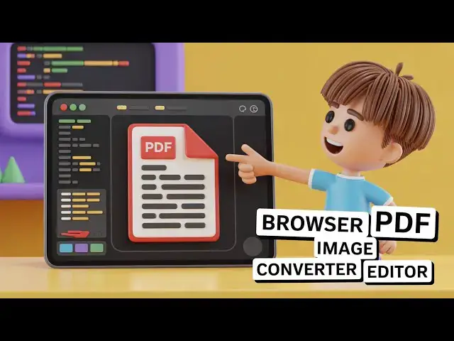 Video thumbnail for Build a Browser PDF to Image Converter & Editor with Mozilla PDF.js Using HTML & JavaScript