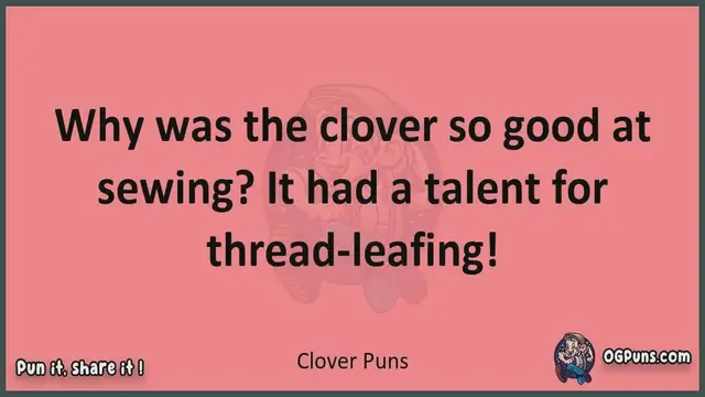 Video thumbnail for Clover - Jokes, Puns, Wordplays, and Laughter