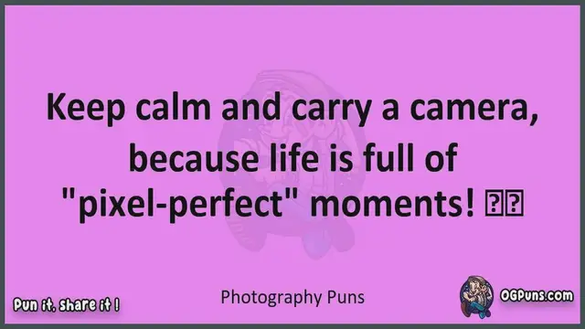 Video thumbnail for Photography - Jokes, Puns, Wordplays, and Laughter