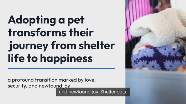 'Video thumbnail for Adopting a Pet From Shelter to Happiness'