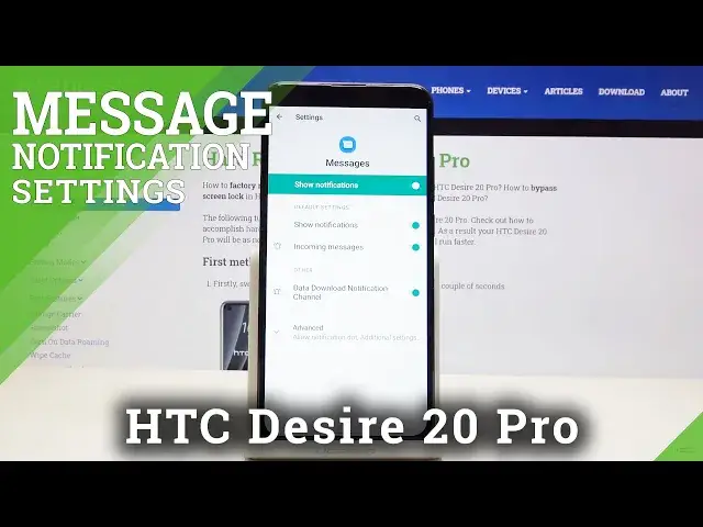 'Video thumbnail for How to Manage Notifications for Messages in HTC Desire 20 Pro – Find Message Notifications'