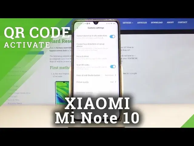 Video thumbnail for How to Scan QR Codes in XIAOMI Mi Note 10 – Activate Code Scanning