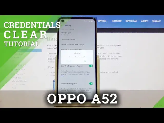 'Video thumbnail for How to Clear Credentials in OPPO A52 – Remove Credentials'