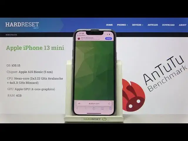 Video thumbnail for iPhone 13 Mini AnTuTu HTML5 Test | Check Browser Performance
