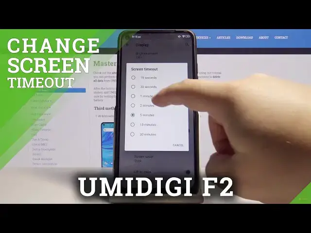 'Video thumbnail for How to Change Screen Timeout on UMIDIGI F2 – Screen Display Time'