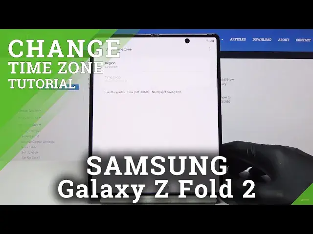 'Video thumbnail for How to Change Date & Time in SAMSUNG Galaxy Z Fold 2 – Time Settings'