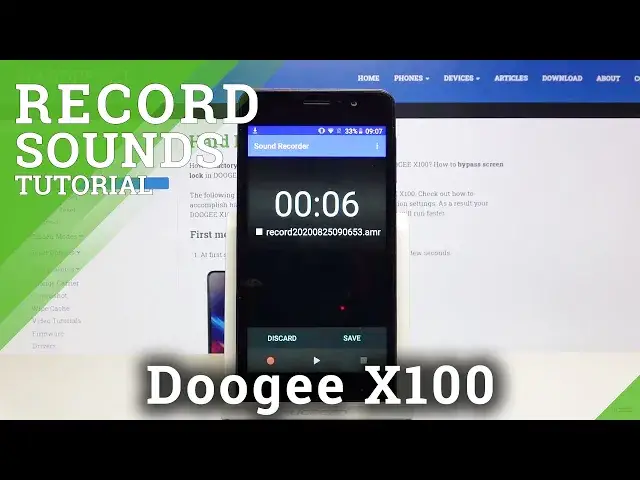 Video thumbnail for How to Record Sounds with Doogee X100 – Use Voice Recorder