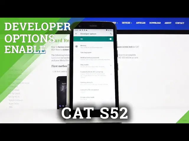 Video thumbnail for How to Enter Developer Options in CAT S52 – Unlock Developer Mode