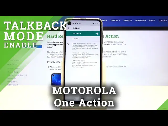 Video thumbnail for How to Activate TalkBack Feature in Motorola One Action – Use TalkBack