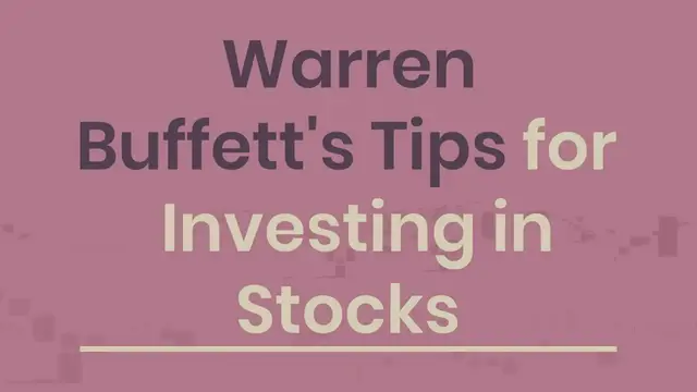 Video thumbnail for Warren Buffett's Tips for Investing in Stocks