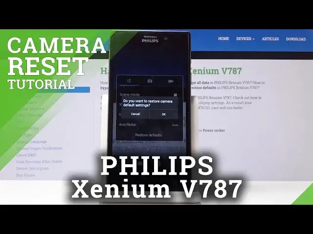 'Video thumbnail for How to Perform Camera Settings Reset on Philips Xenium V787 - Camera Defaults'