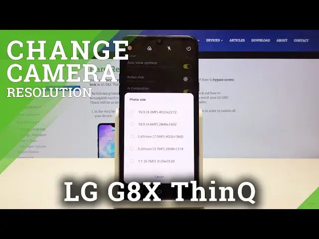 Video thumbnail for How to Change Photo Resolution in LG G8X ThinQ – Change Photo Size
