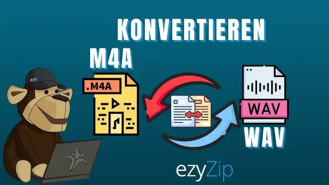 'Video thumbnail for So Konvertieren Sie M4A Online in WAV (Einfache Anleitung)'
