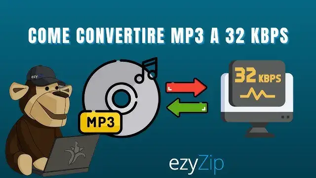 'Video thumbnail for Come Convertire MP3 in 32 KBPS Online (Guida Semplice)'