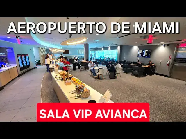 Video thumbnail for ¡NUEVA SALA VIP! Recorrido COMPLETO por el LOUNGE de AVIANCA en el Aeropuerto de MIAMI 😱