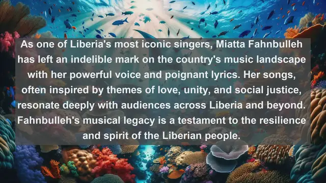 Video thumbnail for Echoes of Liberian Melodies: Top 10 Famous Singers from Liberia