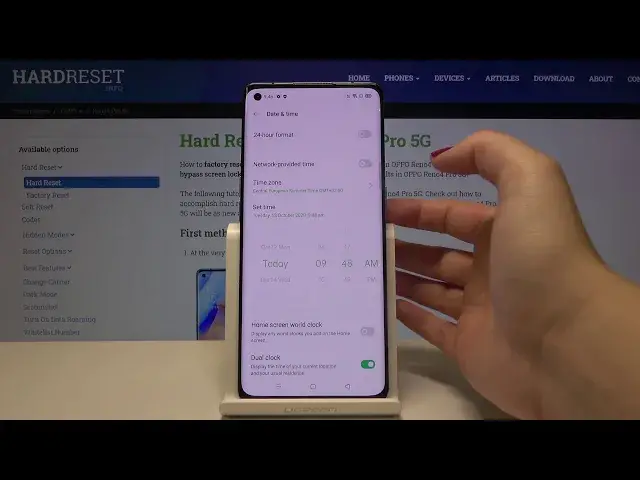 Video thumbnail for How to Set Up Date in OPPO Reno4 Pro – Change Time Zone