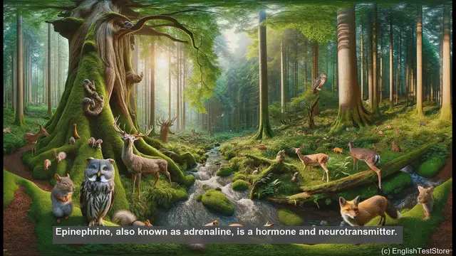 Video thumbnail for Epinephrine in biology - meaning, definition and examples