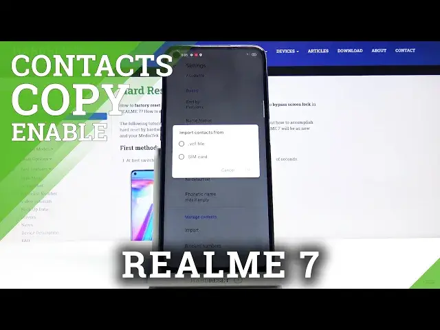 Video thumbnail for How to Transfer Contacts in REALME 7 – Move Contact Numbers