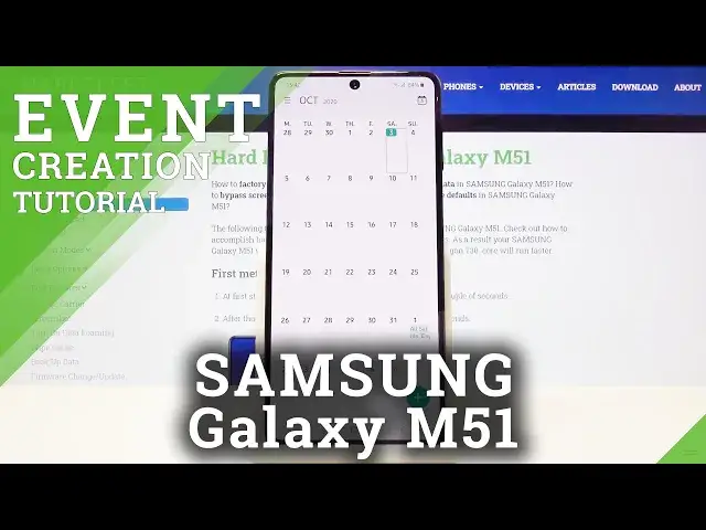 'Video thumbnail for How to Add Event to Calendar in SAMSUNG Galaxy M51 – Create Alert'