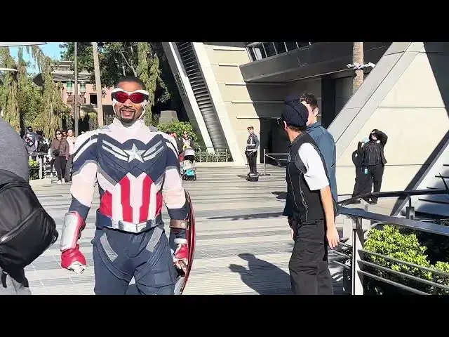 Video thumbnail for Captain America and the Avengers at Disney California Adventure ⚒️ #avengerscampus #disney #marvel
