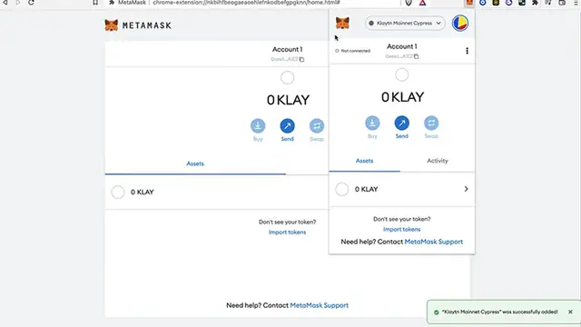 Video thumbnail for How to BUY & SEND KLAYTN to METAMASK (Step by Step)