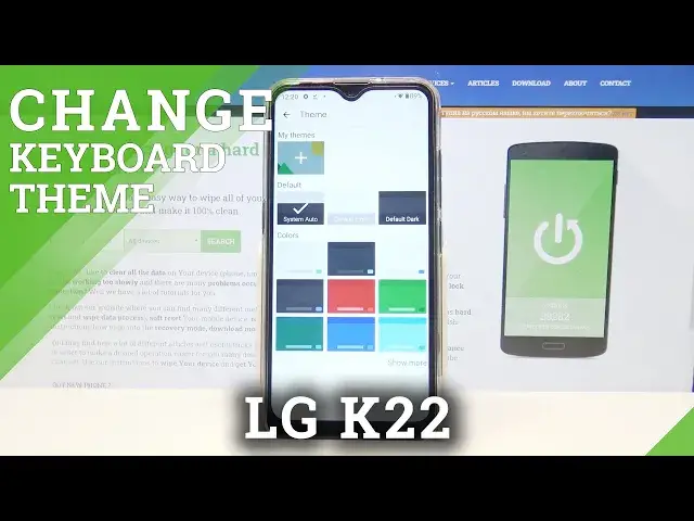'Video thumbnail for How to Custom Keyboard Theme in LG K22 – Change Keyboard Theme'
