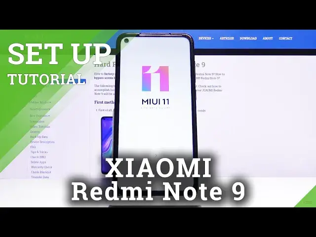 'Video thumbnail for Initial Set Up in Xiaomi Redmi Note 9 - Configuration Process'