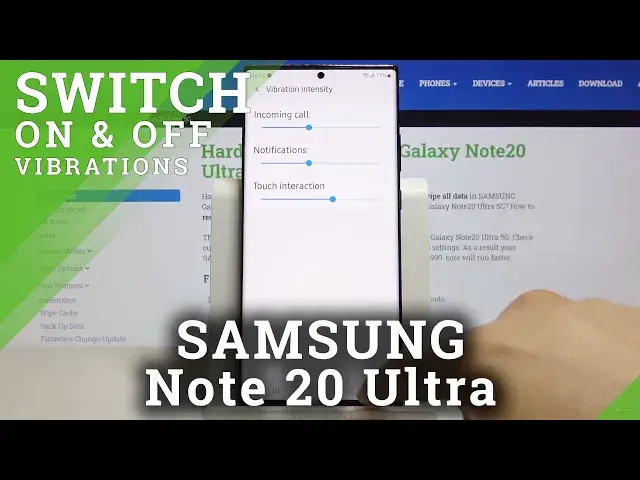 'Video thumbnail for How to Change Vibration Settings in SAMSUNG Galaxy Note 20 Ultra – Personalize Vibration'
