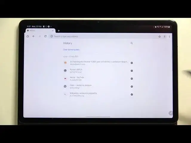 Video thumbnail for How to Clear Browser in SAMSUNG Galaxy Tab S8 – Remove Browsing History