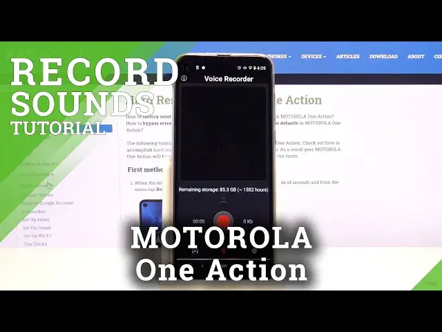 Video thumbnail for How to Record Sounds in MOTOROLA One Action – Enable Voice Recorder