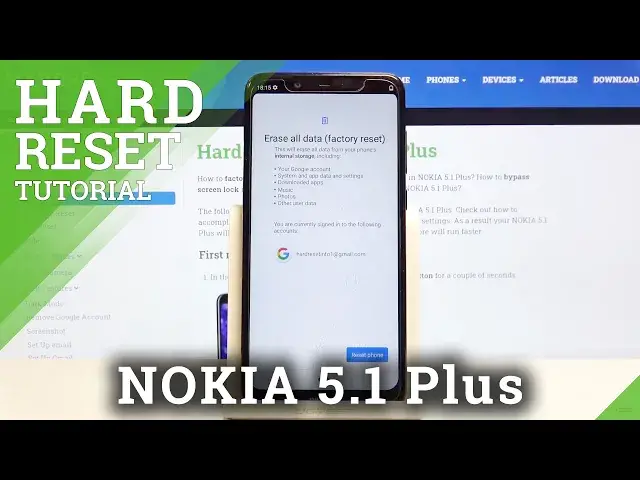 Video thumbnail for How to Factory Reset NOKIA 5.1 Plus – Erase All Content & Settings