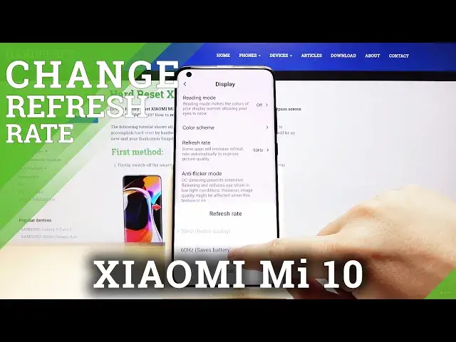 'Video thumbnail for How to Change Display Refresh Rate in Xiaomi Mi 10 – Display Quality'
