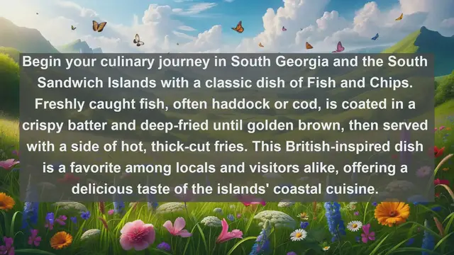 Video thumbnail for Culinary Delights of South Georgia and the South Sandwich Islands: Top 10 Must-Try Foods