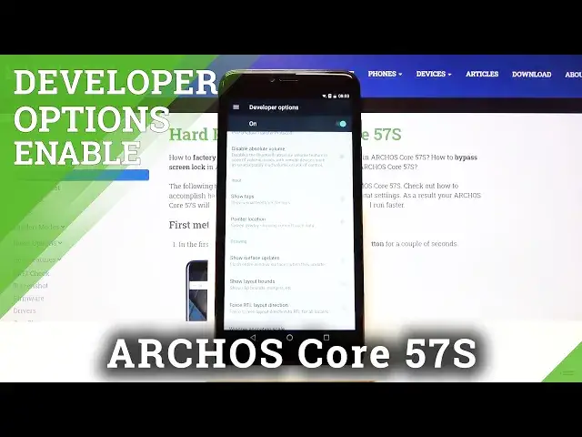 'Video thumbnail for How to Open Developer Options in ARCHOS Core 57S – Find Developer Mode'