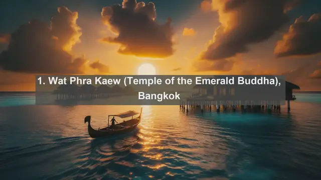 Video thumbnail for Discovering Thailand's Architectural Gems: Top 10 Must-See Landmarks