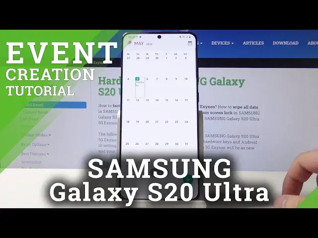 'Video thumbnail for How to Add an Event to Calendar in SAMSUNG Galaxy S20 Ultra 5G – Samsung Event Creation'