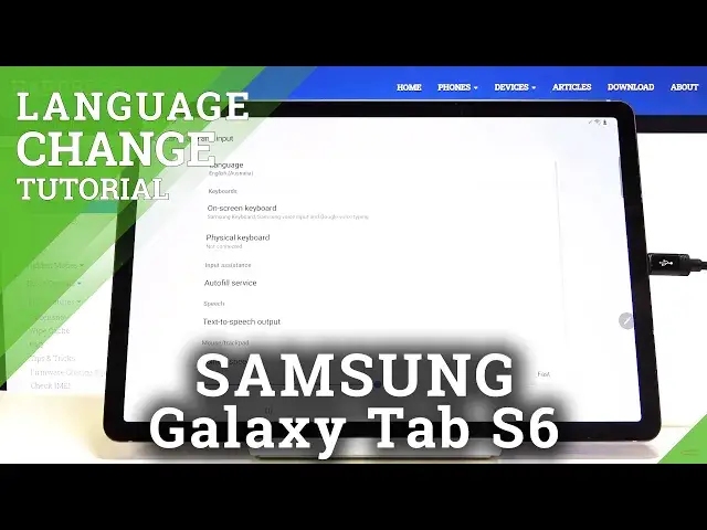 'Video thumbnail for How to Change Language in SAMSUNG Galaxy Tab S6 – Language Settings'