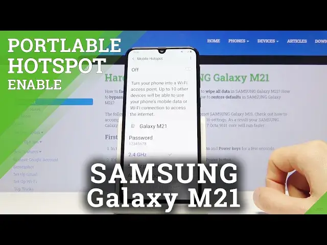 Video thumbnail for How to Enable Portable Hotspot in SAMSUNG Galaxy M21 – Show Hotspot Settings