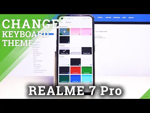 'Video thumbnail for How to Custom Keyboard Theme in REALME 7 Pro – Find Keyboard Theme Options'