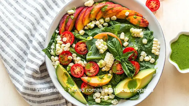 Video thumbnail for summer salad recipe